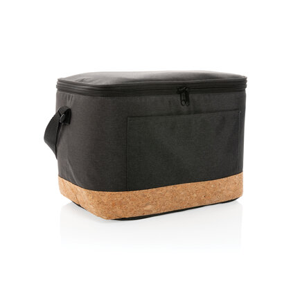 Impact AWARE&trade; XL RPET two tone cooler bag with cork detail