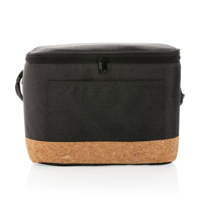 Impact AWARE&trade; XL RPET two tone cooler bag with cork detail