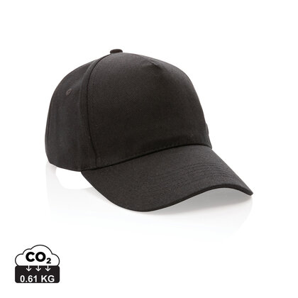 Impact 5panel 280gr Recycled cotton cap with AWARE&trade; tracer
