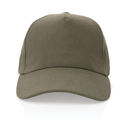 Impact 5panel 280gr Recycled cotton cap with AWARE&trade; tracer