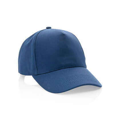 Impact 5panel 280gr Recycled cotton cap with AWARE&trade; tracer