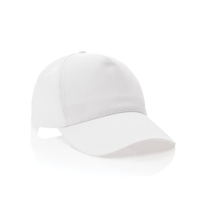 Impact 5 panel 190gr Recycled cotton cap with AWARE&trade; tracer