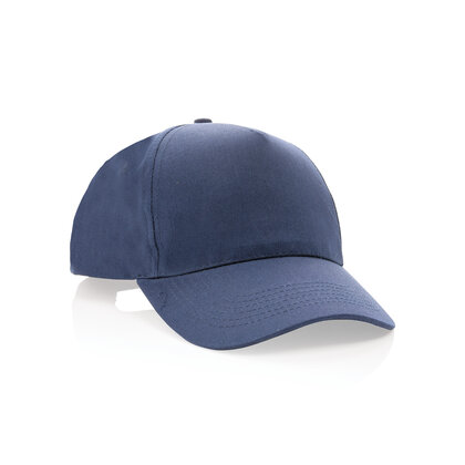 Impact 5 panel 190gr Recycled cotton cap with AWARE&trade; tracer