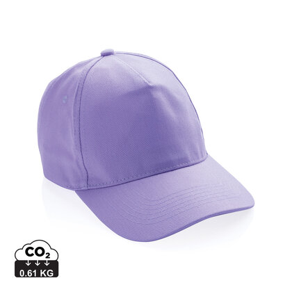 Impact 5panel 280gr Recycled cotton cap with AWARE&trade; tracer