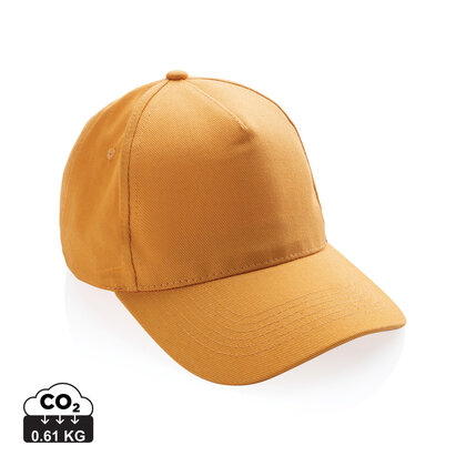 Impact 5panel 280gr Recycled cotton cap with AWARE&trade; tracer