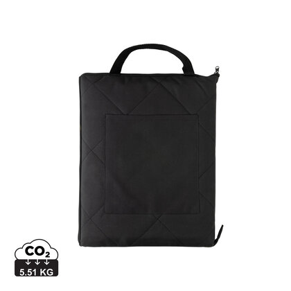 Impact Aware&trade; RPET foldable quilted picnic blanket