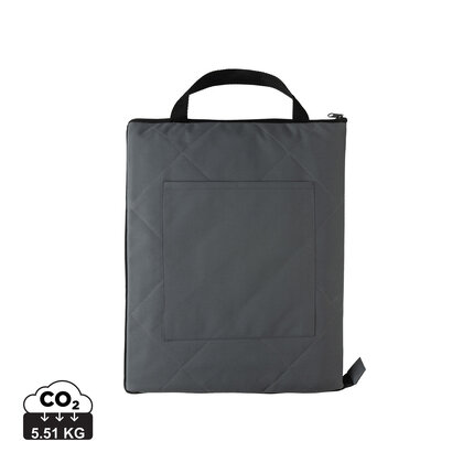 Impact Aware&trade; RPET foldable quilted picnic blanket