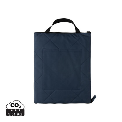 Impact Aware&trade; RPET foldable quilted picnic blanket