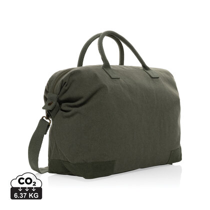 Kezar AWARE&trade; 500 gsm recycled canvas deluxe weekend bag