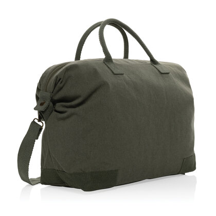 Kezar AWARE&trade; 500 gsm recycled canvas deluxe weekend bag