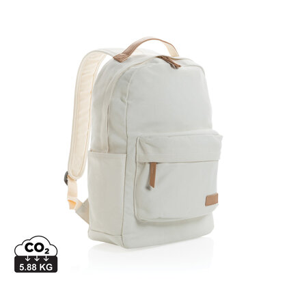 Impact AWARE&trade; 16 oz. recycled canvas backpack