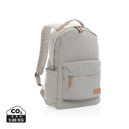 Impact AWARE&trade; 16 oz. recycled canvas backpack