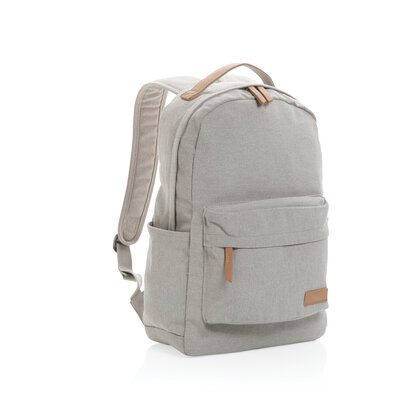 Impact AWARE&trade; 16 oz. recycled canvas backpack