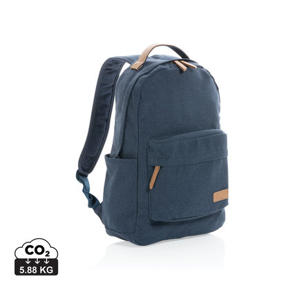 Impact AWARE&trade; 16 oz. recycled canvas backpack