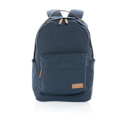 Impact AWARE&trade; 16 oz. recycled canvas backpack