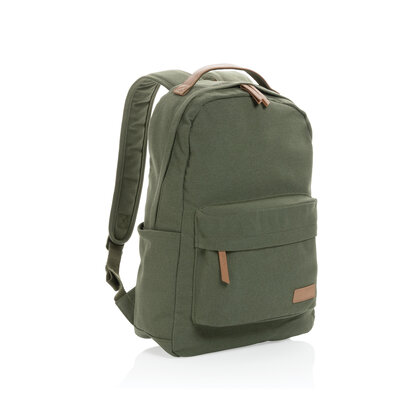 Impact AWARE&trade; 16 oz. recycled canvas backpack