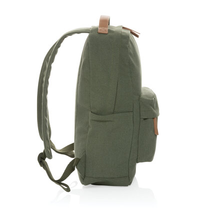 Impact AWARE&trade; 16 oz. recycled canvas backpack
