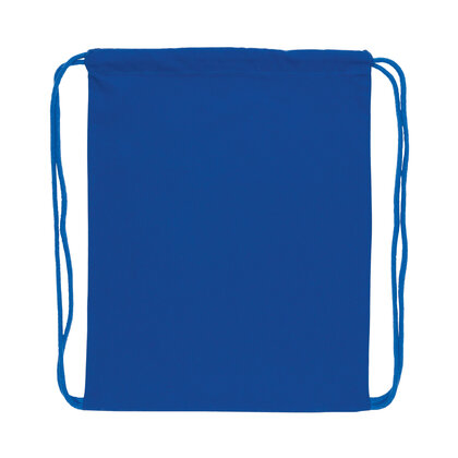 Impact AWARE&trade; recycled cotton drawstring backpack 145g