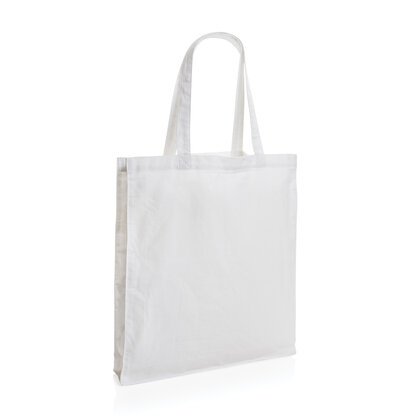 Impact AWARE&trade; Recycled cotton tote w/bottom 145g