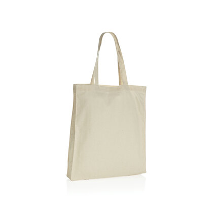 Impact AWARE&trade; Recycled cotton tote w/bottom 145g