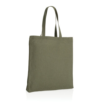 Impact AWARE&trade; Recycled cotton tote w/bottom 145g
