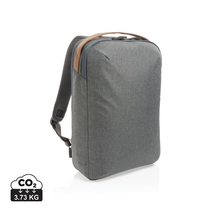 Impact AWARE&trade; 300D two tone deluxe 15.6" laptop backpack