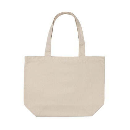 Impact Aware&trade; 240 gsm rcanvas shopper w/pocket undyed