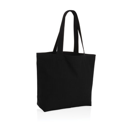Impact Aware&trade; 240 gsm rcanvas shopper w/pocket undyed