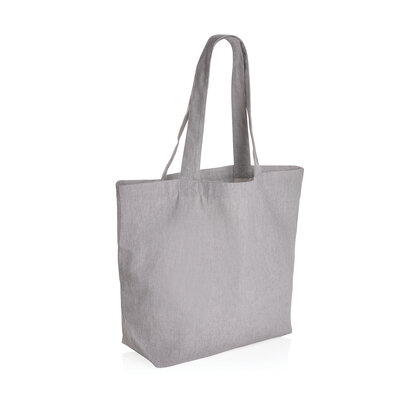 Impact Aware&trade; 240 gsm rcanvas shopper w/pocket undyed