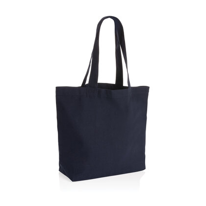 Impact Aware&trade; 240 gsm rcanvas shopper w/pocket undyed