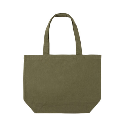 Impact Aware&trade; 240 gsm rcanvas shopper w/pocket undyed