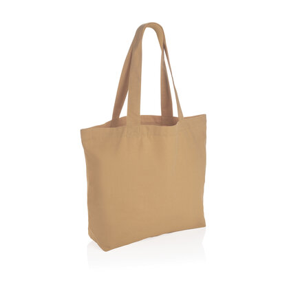 Impact Aware&trade; 240 gsm rcanvas shopper w/pocket undyed