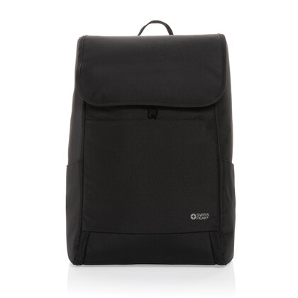 Swiss Peak Fern AWARE&trade; RPET all over zipper 15.6" backpack