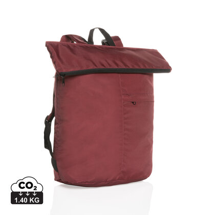 Dillon AWARE&trade; RPET lightweight foldable backpack