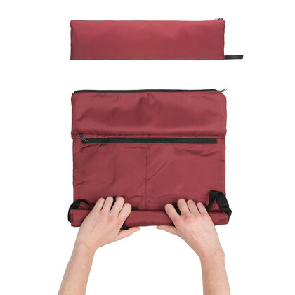 Dillon AWARE&trade; RPET lightweight foldable backpack