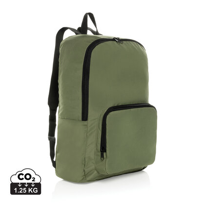 Dillon AWARE&trade; RPET foldable classic backpack