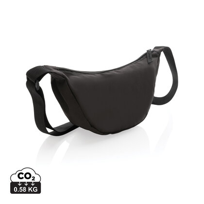 Crescent AWARE&trade; RPET half moon sling bag