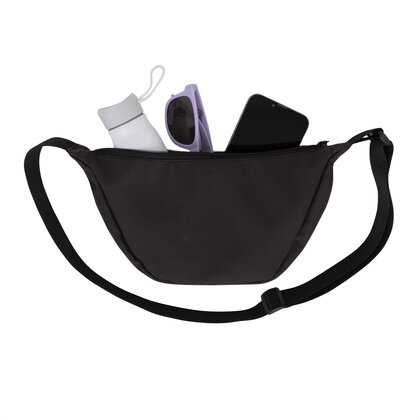 Crescent AWARE&trade; RPET half moon sling bag