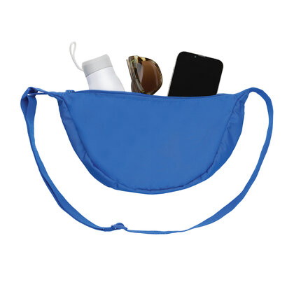 Crescent AWARE&trade; RPET half moon sling bag