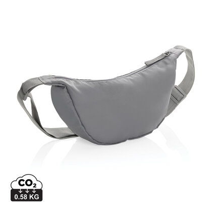 Crescent AWARE&trade; RPET half moon sling bag
