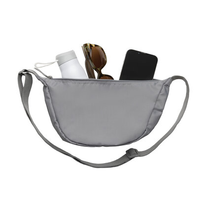 Crescent AWARE&trade; RPET half moon sling bag