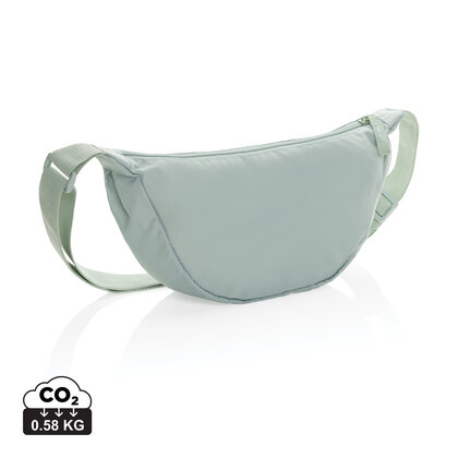 Crescent AWARE&trade; RPET half moon sling bag