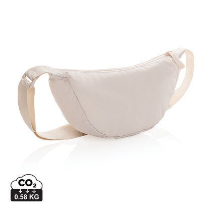 Crescent AWARE&trade; RPET half moon sling bag