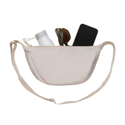 Crescent AWARE&trade; RPET half moon sling bag