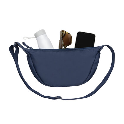 Crescent AWARE&trade; RPET half moon sling bag