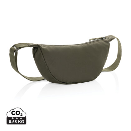 Crescent AWARE&trade; RPET half moon sling bag