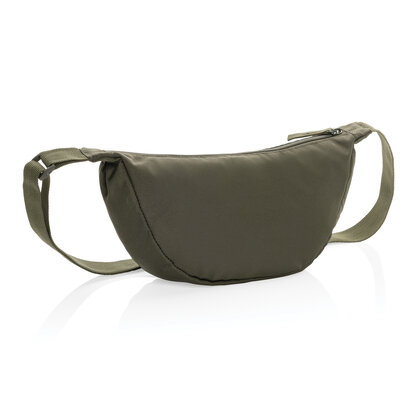 Crescent AWARE&trade; RPET half moon sling bag