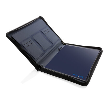 Impact AWARE&trade; RPET A4 portfolio with zipper