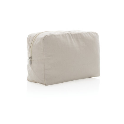 Impact Aware&trade; 285 gsm rcanvas toiletry bag undyed