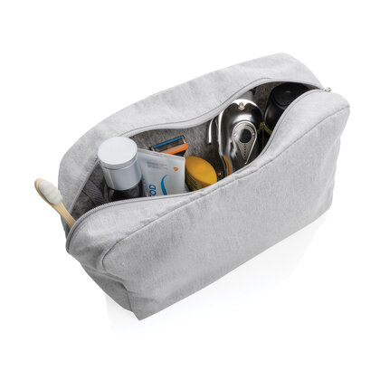Impact Aware&trade; 285 gsm rcanvas toiletry bag undyed